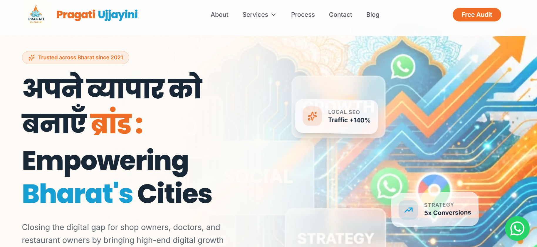 Pragati Ujjayini Website